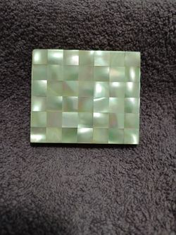 Women's Antique Mother Of Pearl Compact    (AVAILABLE)