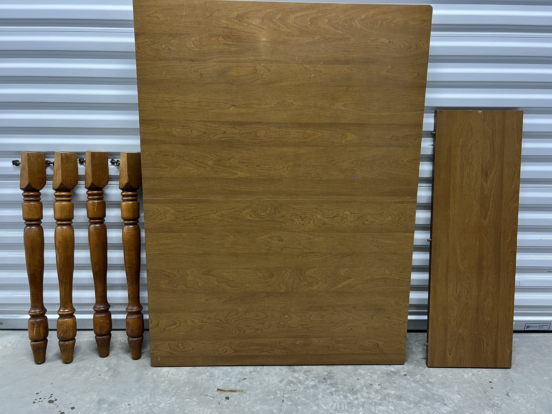 Wood Dining Table With Extension