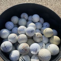 Bucket Of Golfballs 