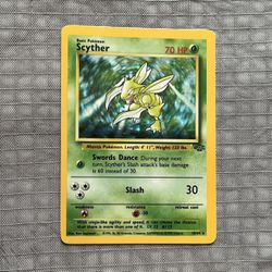 Scyther Holo Pokémon Card
