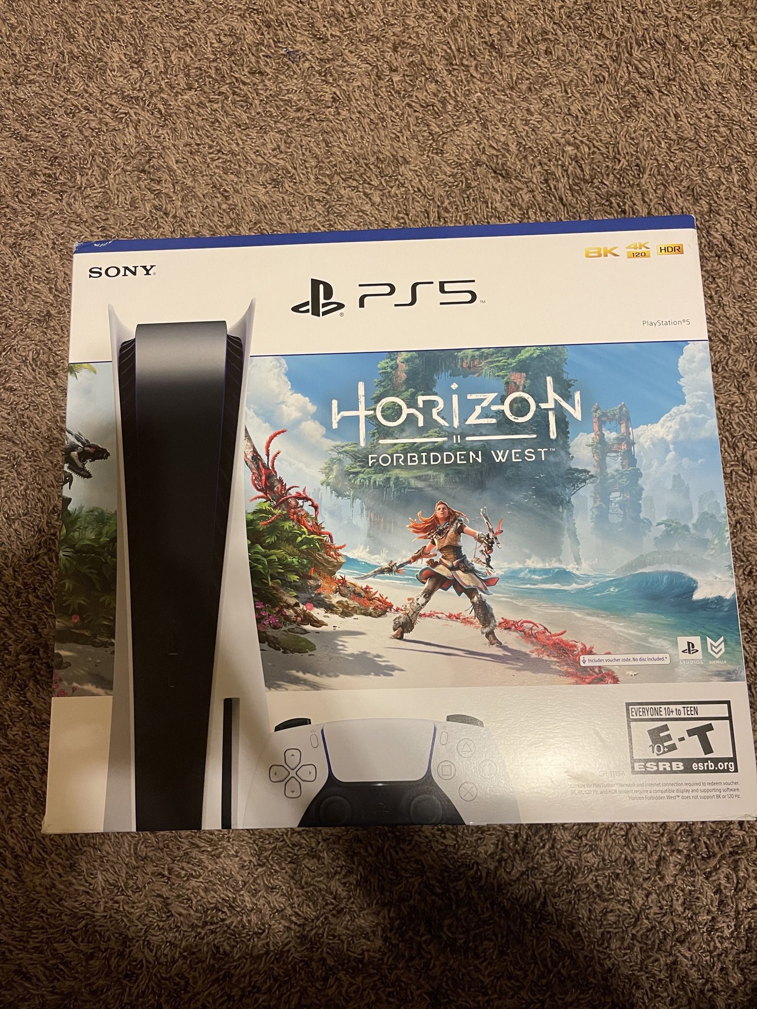 Playstation 5 Disc Edition With  Horizon Forbidden West