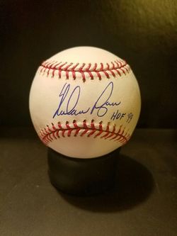Nolan Ryan Autograpgh Baseball HOF