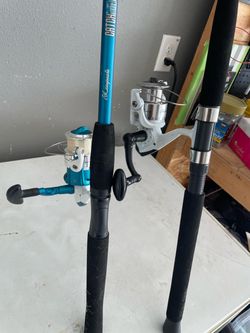(2) fishing pole combos