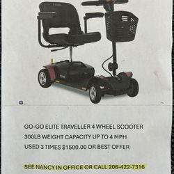 4 Wheel Scooter 