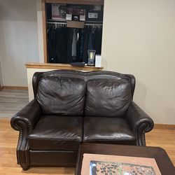 Leather couches