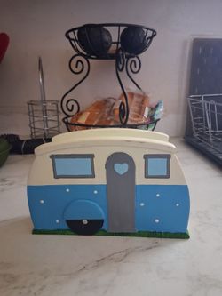 Nostalgic Vintage Camper Napkin Holder