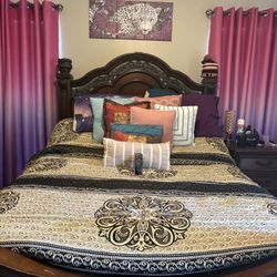 4 Piece Queen Bedroom Set    $  1.500 