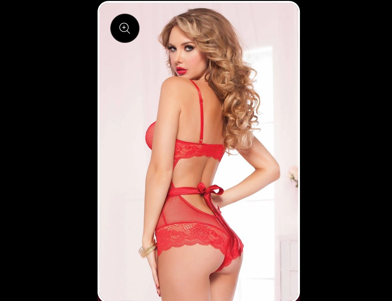 Fishnet Teddy With Lace