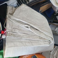 20x20  top tarp only with balance.   $95