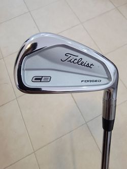 Titleist CB Forged 7 Iron AMT Steel Stiff Flex Right Handed Demo/Fitting Club *Nice