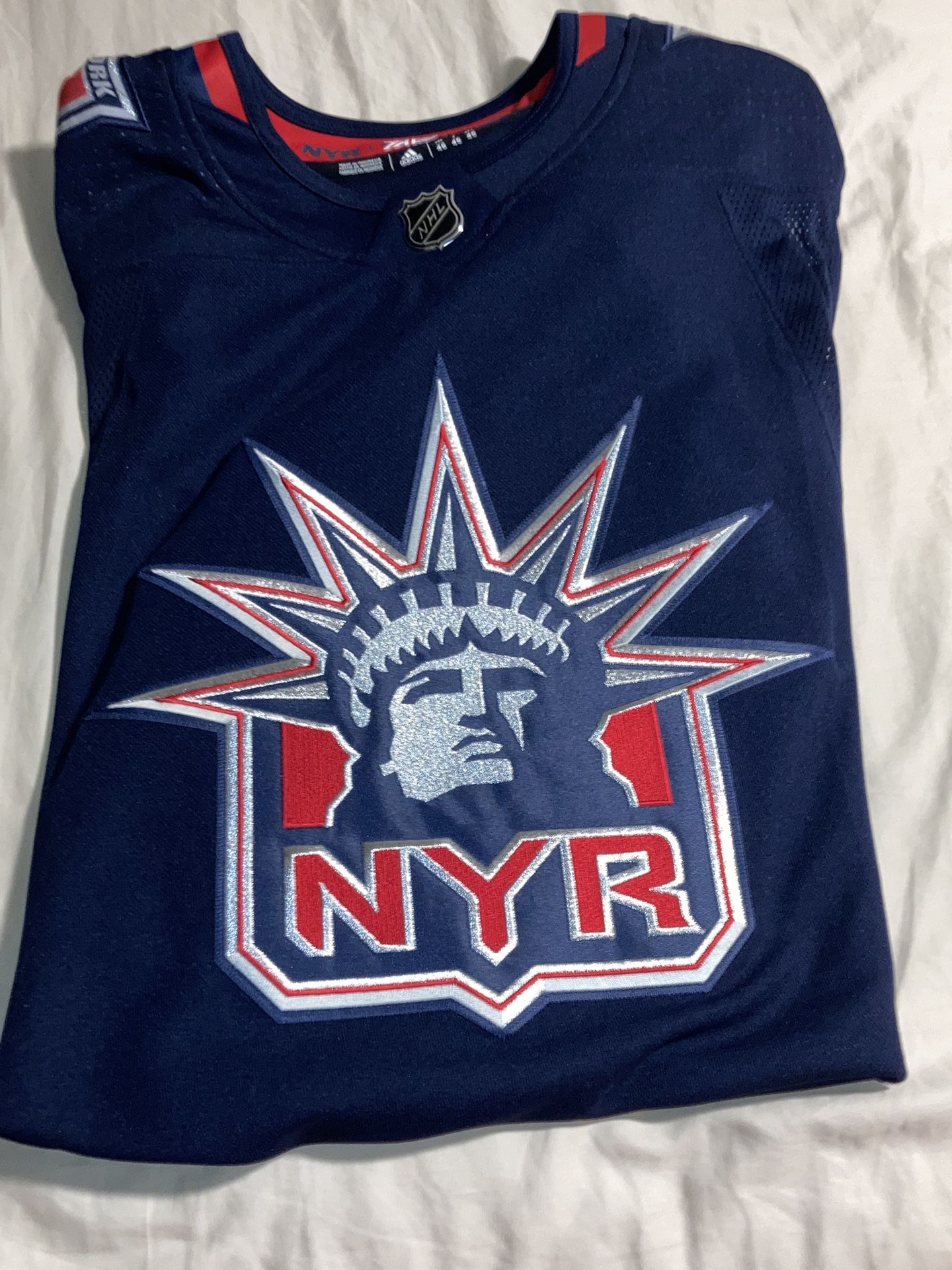 Officially Licensed NY Rangers Jersey With Tags 🏷️ Still On And Size 46 Men’s