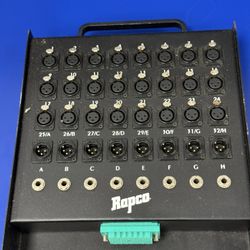 Rapco S24X8- S Series 24 x 8 XLR Stage Snake with 1/4" Returns