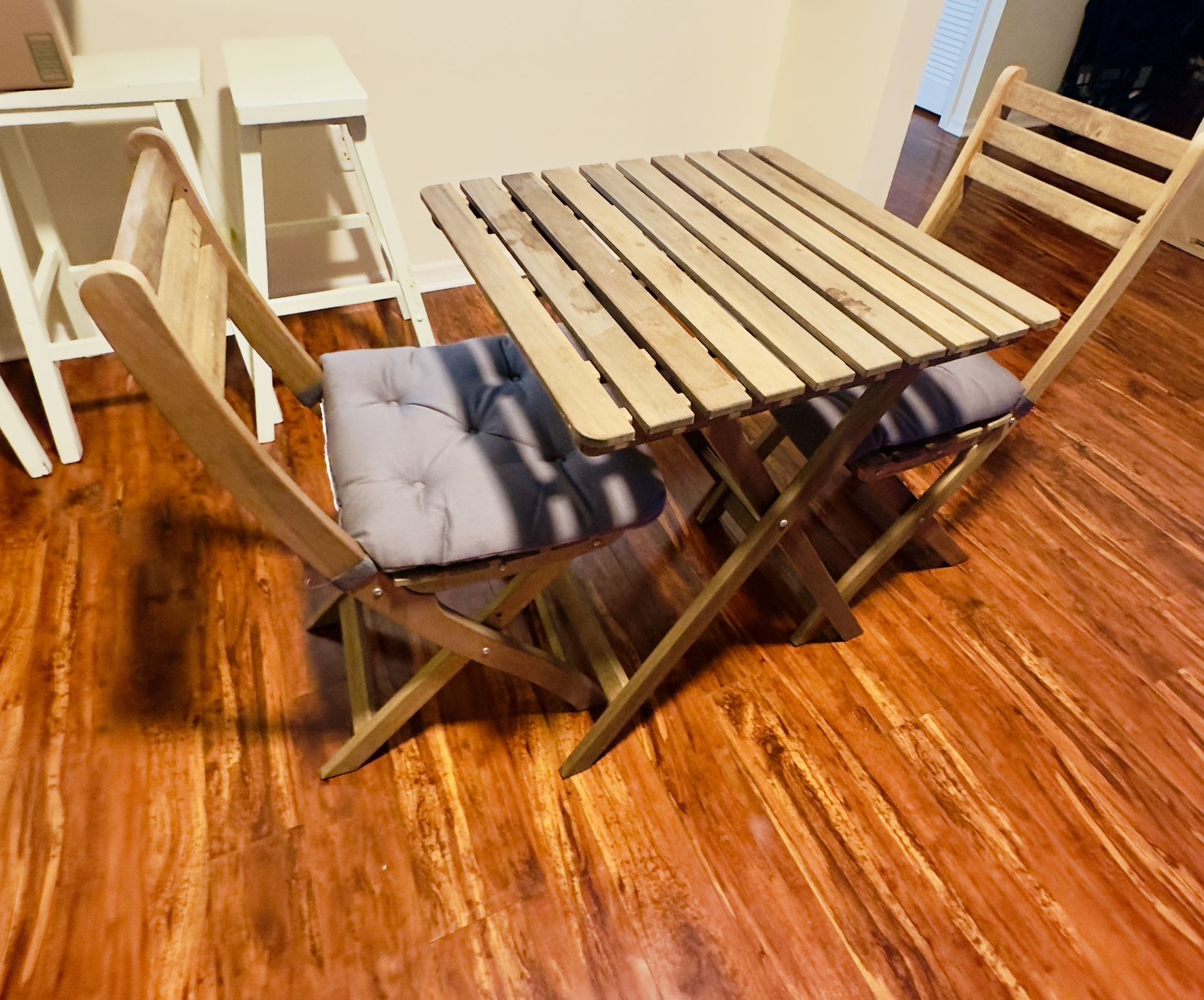 Wooden Table Set 3 Piece