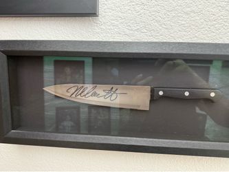 Nick Castle autographed knife