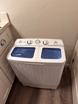 Costway Twin Tub Portable Washing Machine