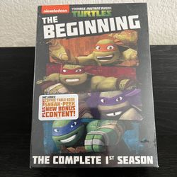 Teenage Mutant Ninja Turtles TMNT The Beginning Complete 1st Season DVD 2012 Series Nickelodeon New/Sealed