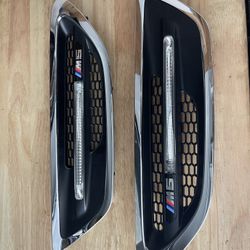 F10 BMW M5 OEM Side Grille Set