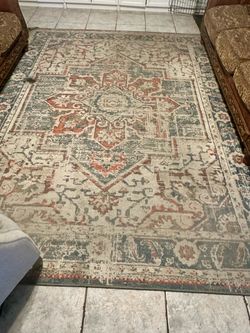 10x8 Vintage Patterned Area Rug