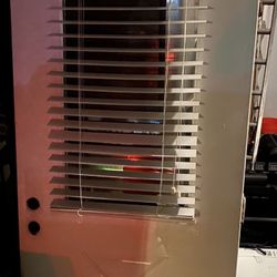 Door - Front aluminum barn door with glass