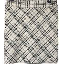 WHBM  Plaid Wool Blend Pencil Skirt Size 10