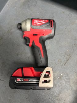 Milwaukee #2656-20- M18 Impact Driver w/ One CP2.0 Battery Only