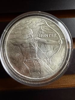 The hunter 1 oz .999 fine Silver Round
