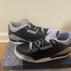 Nike Air Jordan 3 Green Glow 10.5