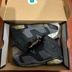 Nike Air Jordan 6 Retro GS Bordeaux Sneakers Size 6.5 Youth