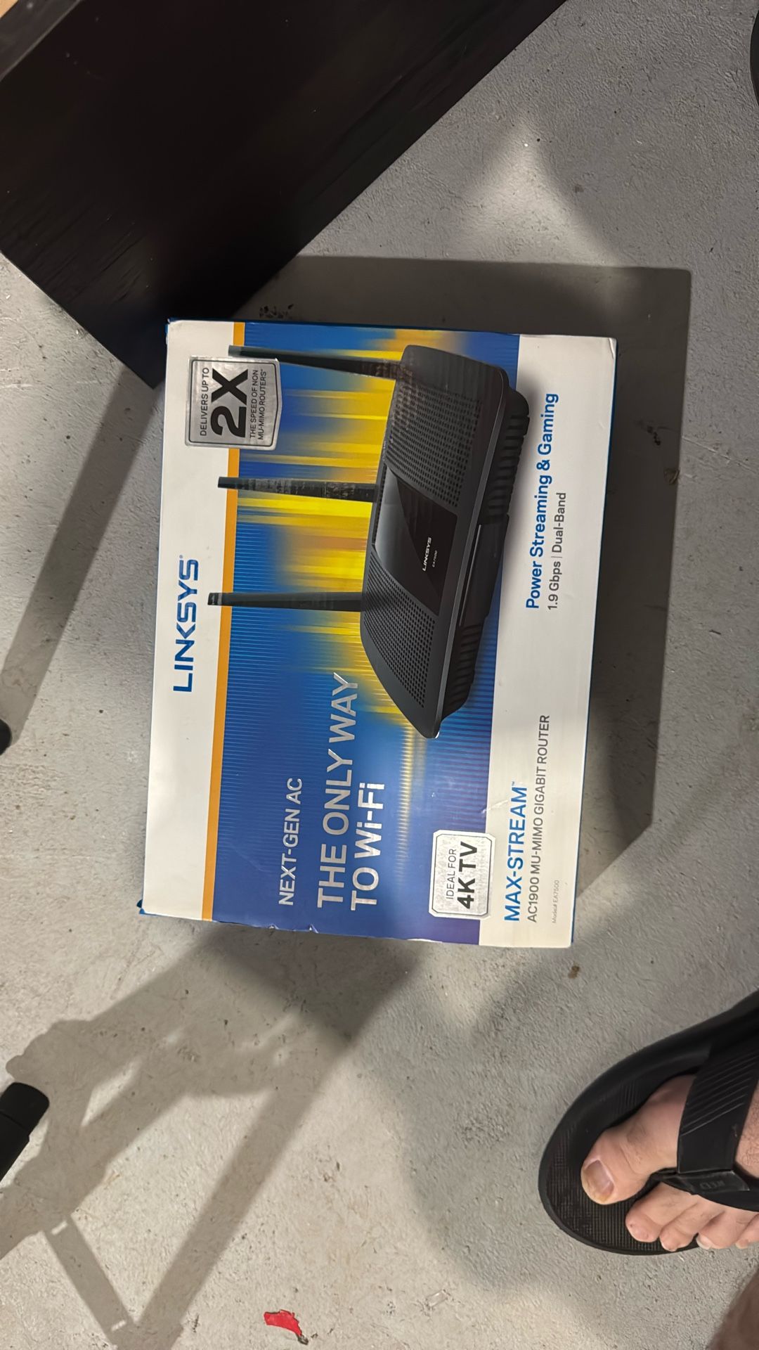 Linksys MAX-STREAM AC1750 Next Gen AC MU-MIMO Smart Wi-Fi Router