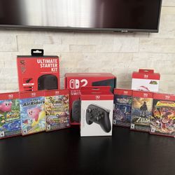 Ultimate Nintendo Switch 2 Bundle: Brand New Console, Pro Controller, 6 Games & Accessories