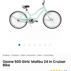 Ozone 500 Girls' Malibu 24 in Cruiser Bike
