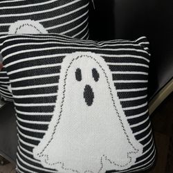 2- Halloween Ghost Pillows 20”-22”