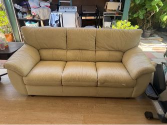 Leather sofa