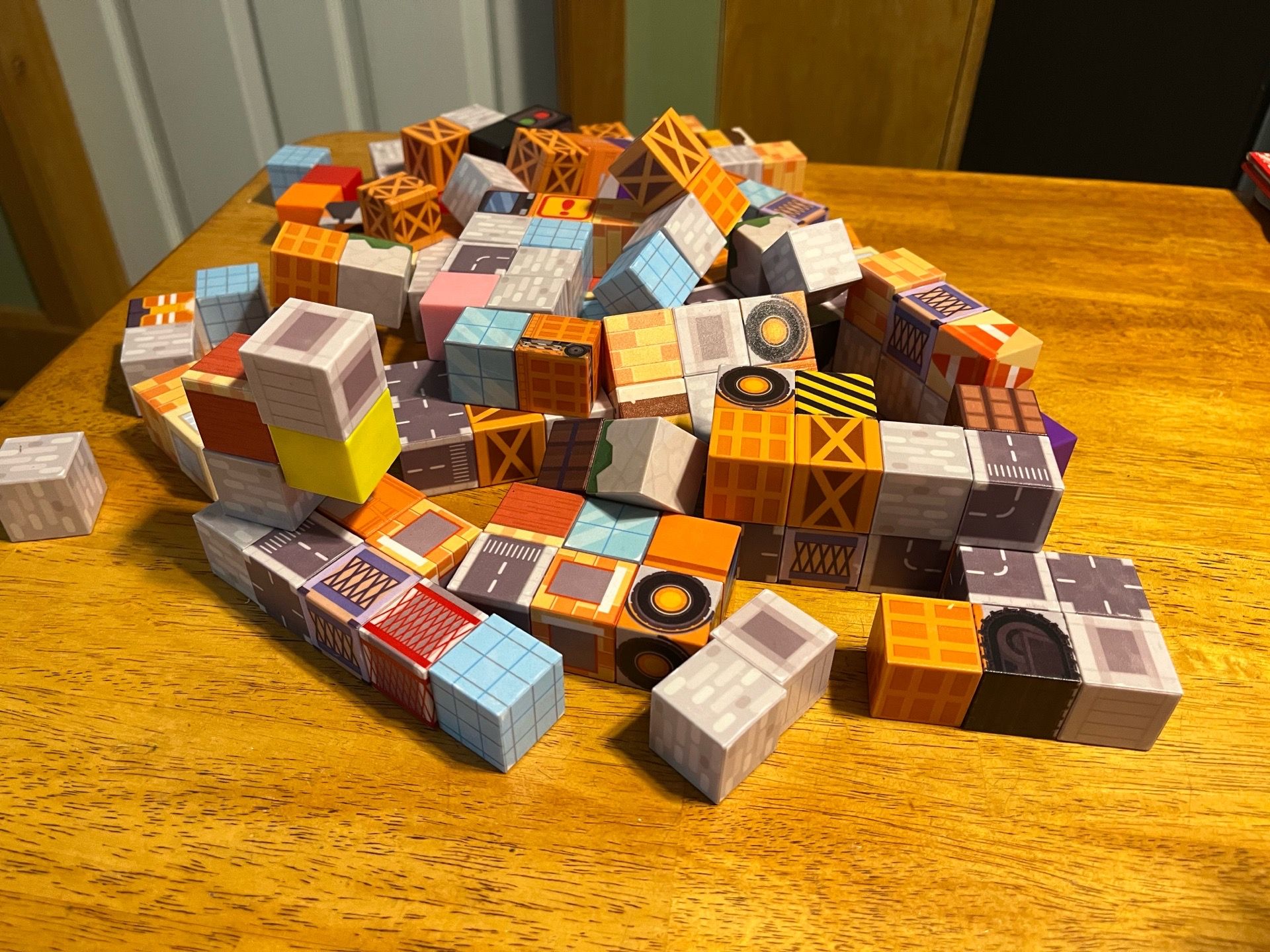 Large magnetic cubes
