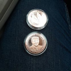 Trump And Peace Talk Coins