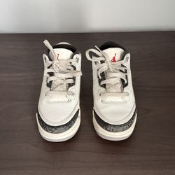 Air Jordan 3 retro Shoes size 13c White Cement Reimagined