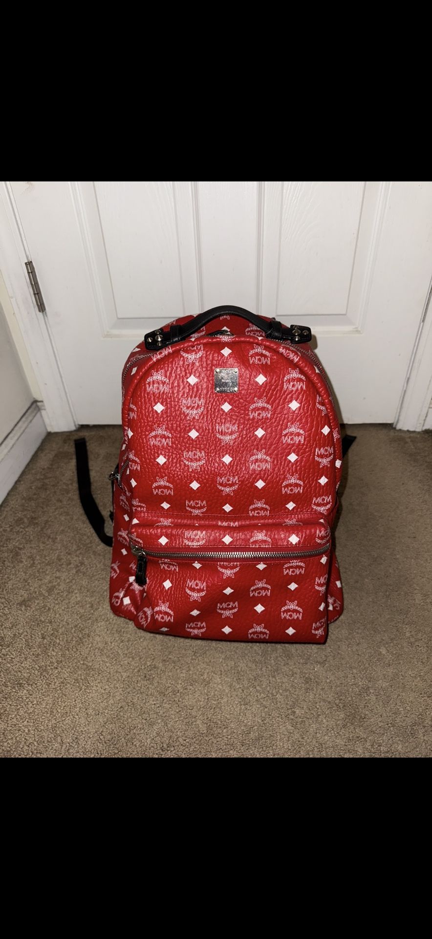 Red MCM Bookbag $350‼️