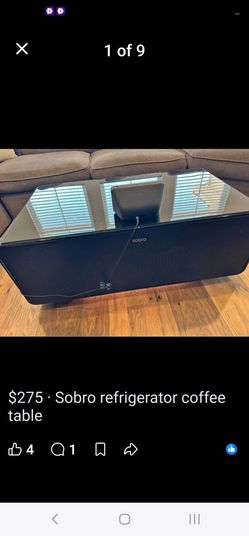 Sobro refrigerator coffee table