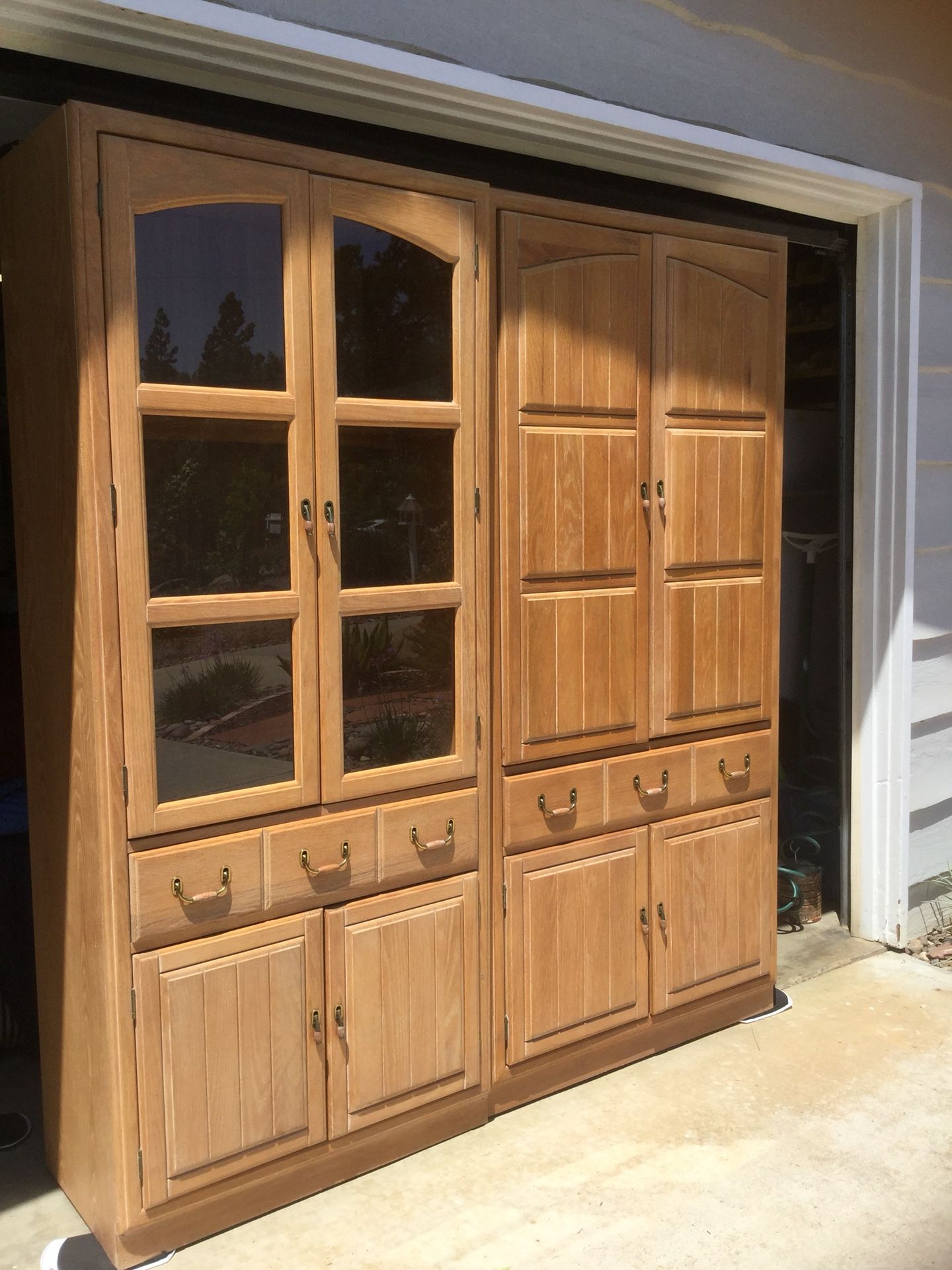 Oak Wall Unit