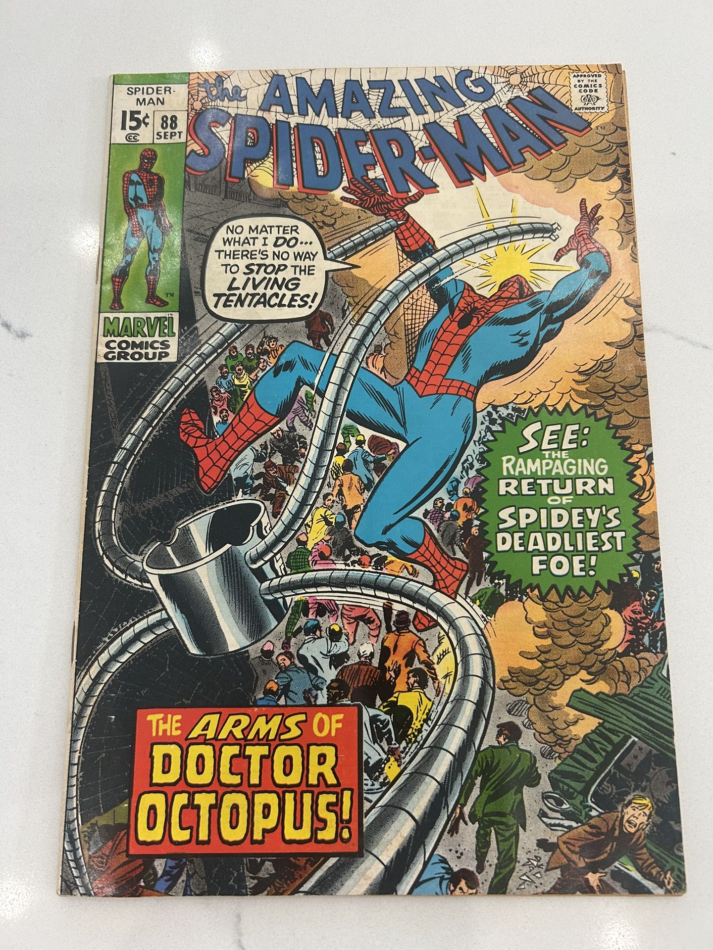 The Amazing Spider-Man #88 (Marvel 1970) Doc Oc App. VG+