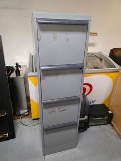 ​4-Drawer Metal File Cabinet