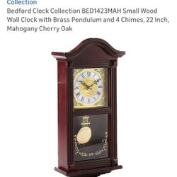 Bedford  Clock Collection Small  Wood  Wall Clock
