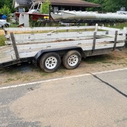 18 Ft Tandem Axle Equipment Trailer