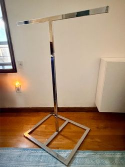 Commercial 2-Way Adjustable Steel Clothing Rack