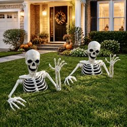 Halloween Skeleton Yard Decorations