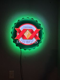 Dos XX neon sign