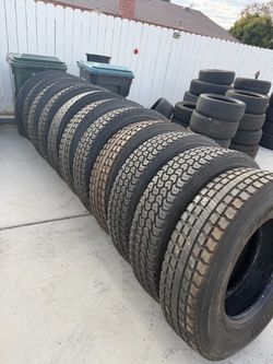 Used Commercial Truck Tires – Set of 10 recaps