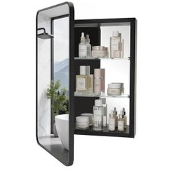 Black Medicine Cabinet