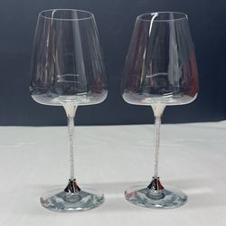 NEW - Protocol Crystal Red Wine Glasses (Set of 2)