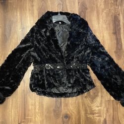 Brand new woman’s Black fur coat up for sale